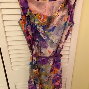 Escada Daniel watercolor dress fantasy